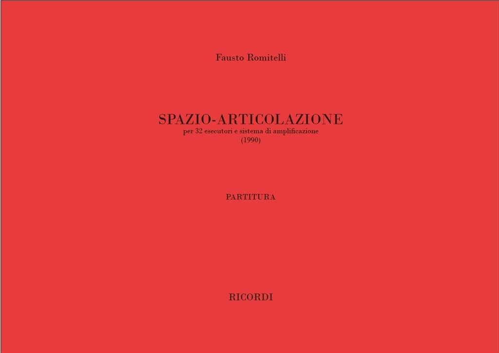 Spazio - Articolazione